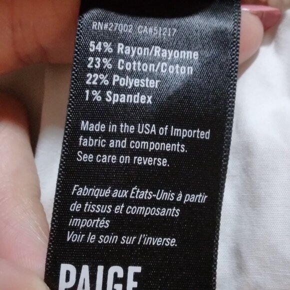 PAIGE Men Normandie Straight leg Ivory Denim 32 Coastal Streetwear Urban Casual - Picture 13 of 16